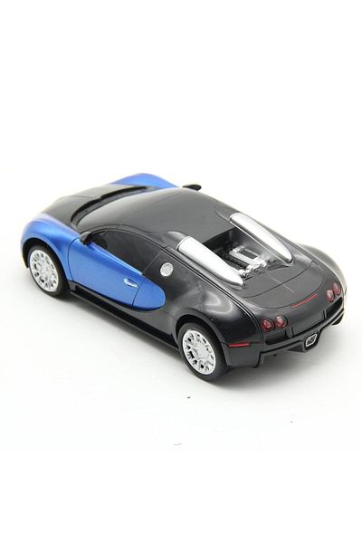 Glow Goods RC Bugatti Veyron Racing Car with Remote Control, 2.4 GHz, Modern Design, 27cm x 15cm x 11cm, Blue