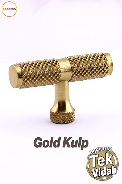 Badem10 Martin Gold Metal Mâner cu o singură șurub Buton Mobilier Sertar Dulap de bucătărie Dulap Mânere moderne pentru capac