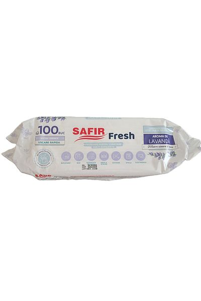 SAFİR Multi-Surface Wet Wipes with Lavender Scent 100pcs