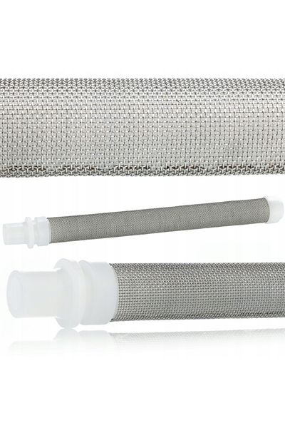 Rosfix Zestaw 5x Filtr paluszkowy biały 60 mesh + Filtr paluszkowy 30 mesh + Zestaw czyszczący do agregatu