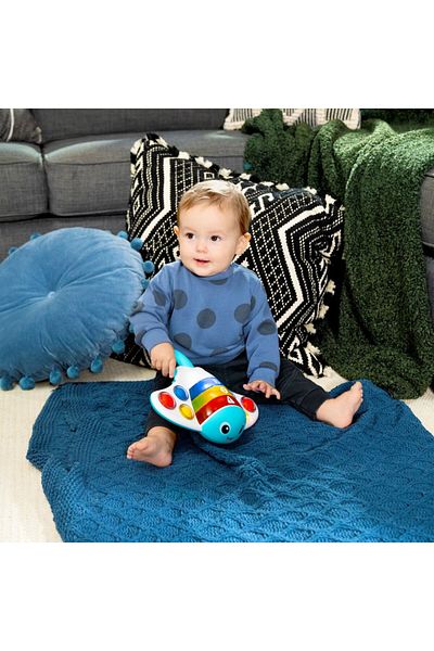 Baby Einstein Pop ‘N’ Explore Stingray Popper Toy, 6-36 Months