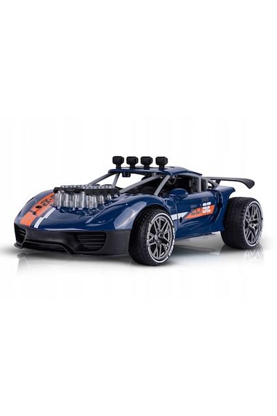 Glow Goods Remote-Controlled Racing Car, Modern Design, Blue