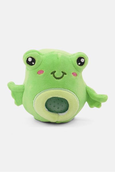 Jellyroos Plush Funny Tummy-Fritz, Lime Green