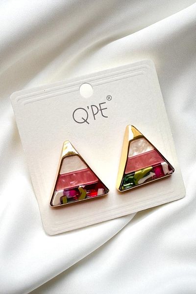 PETEK AKSESUAR TRIANGLE EARRINGS