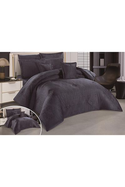 Red Rose Winter double comforter set, 8-piece bed sheet, luxurious and elegant to decorate your room