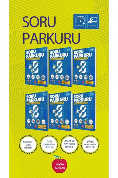 Newton Yayınları Newton Yayınları 8.Sınıf Matematik Soru Parkuru Seti Yeni