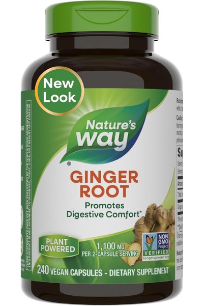 Nature's Way Ginger Root, Traditional Digestive Support*, 1110 mg Per Serving...