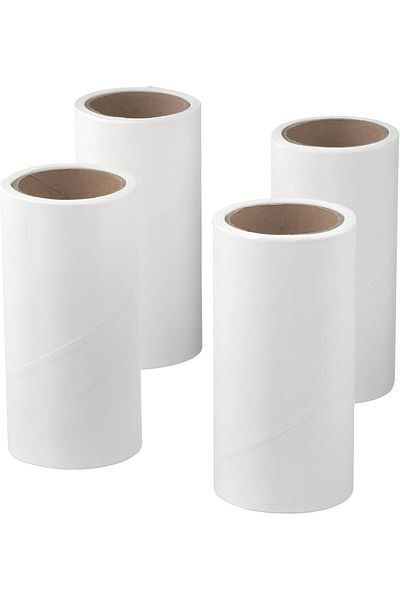 IKEA BASTIS Lint Roller Refill Set of 4, White
