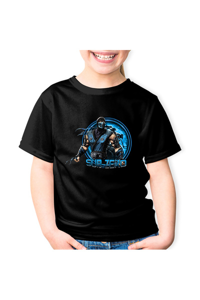 OEM Mortal Kombat Sadegh Sub-Zero Mythologies Game Kids T-shirt