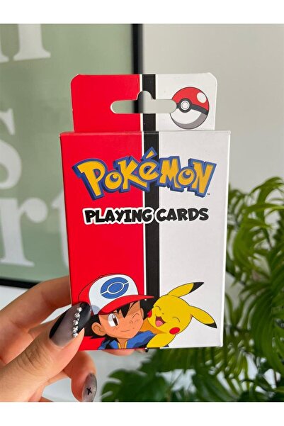 Attach Anime Pokemon İskambil Poker Kartı