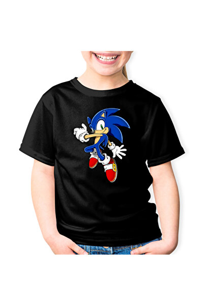OEM Tricou copii Sonic Ariciul Sprint Viteza Minecraft