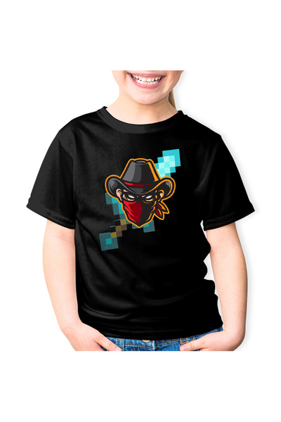 OEM Tricou copii Bandit Cowboy Fortnite Minecraft