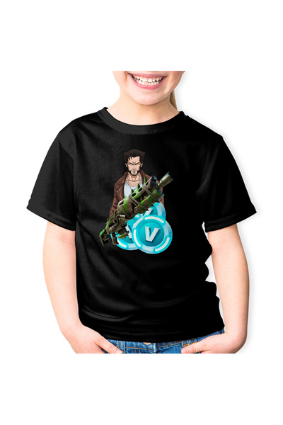 OEM Tricou copii Wolverine Logan Fortnite VBucks Epic