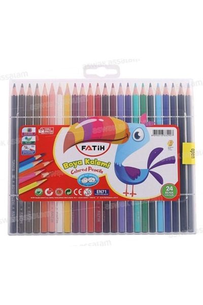 Fatih 24 Color Dry Paint Set with Bag