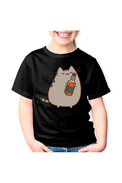 OEM Tricou copii Pusheen Cat Whisky Pisica Dragobete Plush