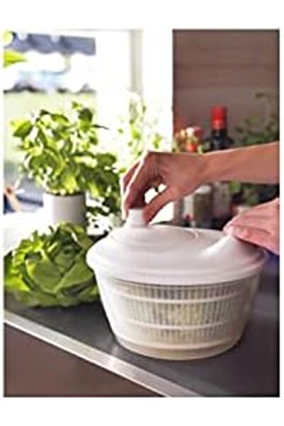 IKEA TOKIG Salad Spinner, White