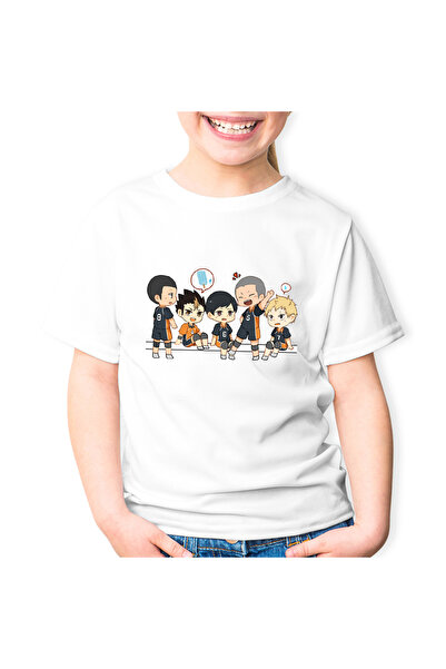 OEM Tricou copii Haikyuu Team Echipa Volei Chibi Haikyu!!
