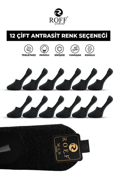 wolk shoes 12 Pack Men's Ballet Socks Wolk