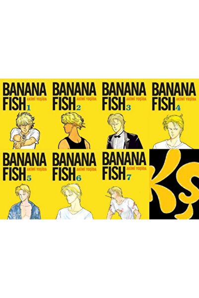 Gerekli Şeyler Yayıncılık Banana Fish 1-2-3-4-5-6-7 Manga Seti (7 kitap) 1ani...