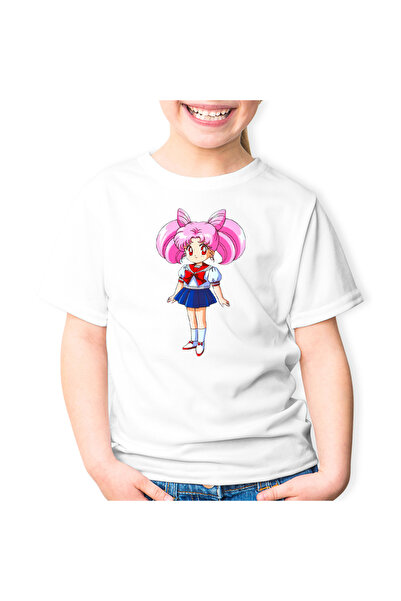 OEM Tricou copii Sailor Moon Chibiusa Pink Bebe Girl