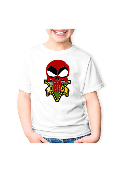 OEM Tricou copii Deadpool Reaper GTA Horror Punisher