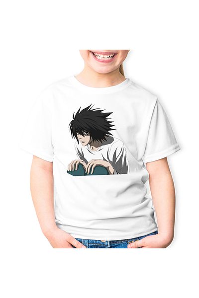 OEM Tricou copii Death Note L Detectiv Tsugumi Ohba Anime Manga