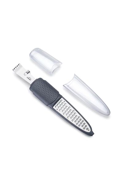 Lacor 4-in-1 grater with removable stainless steel blades, 18 cm