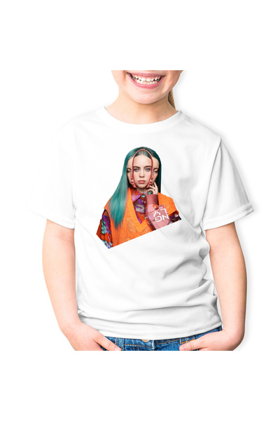 OEM Παιδικό μπλουζάκι Billie Eilish 2 Face Therefore I am