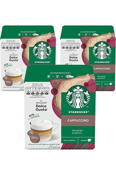 Starbucks Starbucks Dolce Gusto Cappuccino - 3 x 12 Capsules, Box