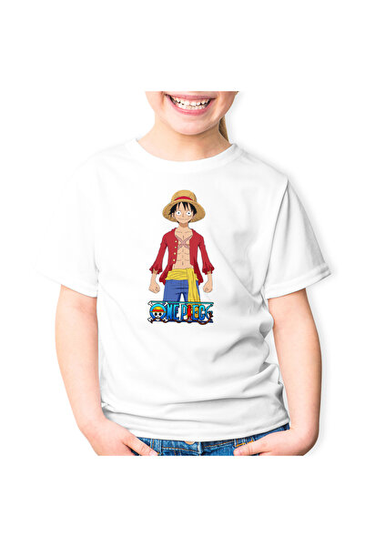 OEM Tricou copii Monkey D Luffy Capitan Pirat Marinar One Piece