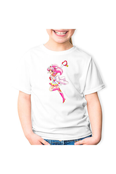 OEM Sailor Moon Pink Girl Chibiusa Kids T-shirt