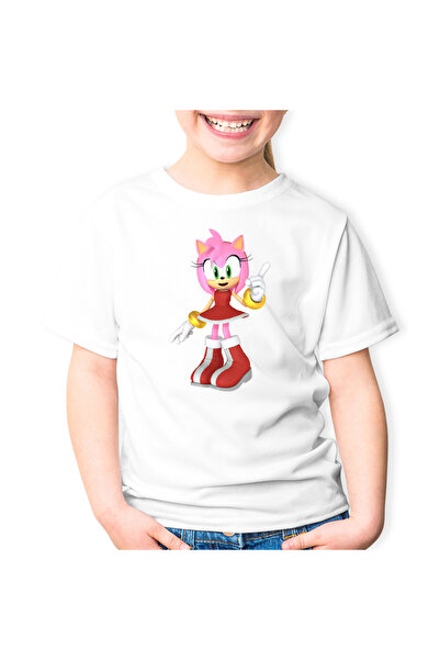 OEM Tricou copii Sonic Amy Rose Girlfriend Runner