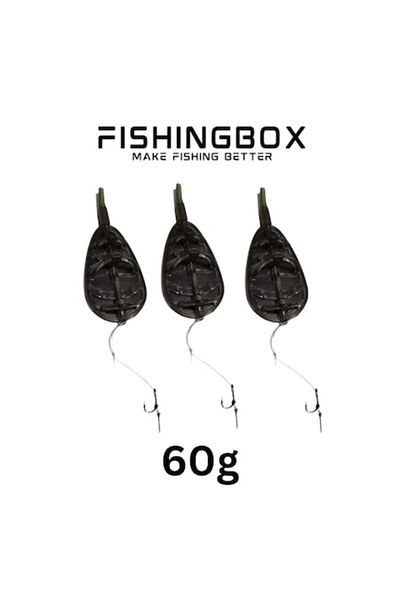 FISHINGBOX MAKE FISHING BETTER Set 3 Monturi Method Feeder Cu Spin 60g