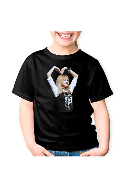 OEM Tricou copii Lisa Blackpink Kpop K Pop Singer
