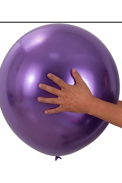 Çemrek Süs Parti Kalisan 24 Inch Balloon Jumbo Chrome Balloon 2 Pieces