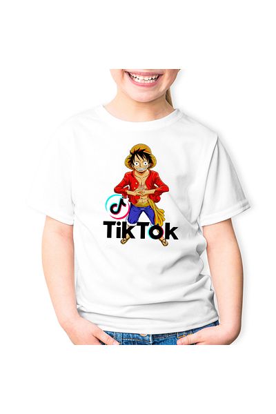 OEM Tricou copii One Piece Luffy Tiktok Creator Tik Tok Anime