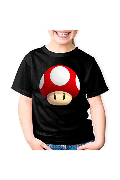 OEM Tricou copii Super Mario Bros Cap Ciuperca Video Game