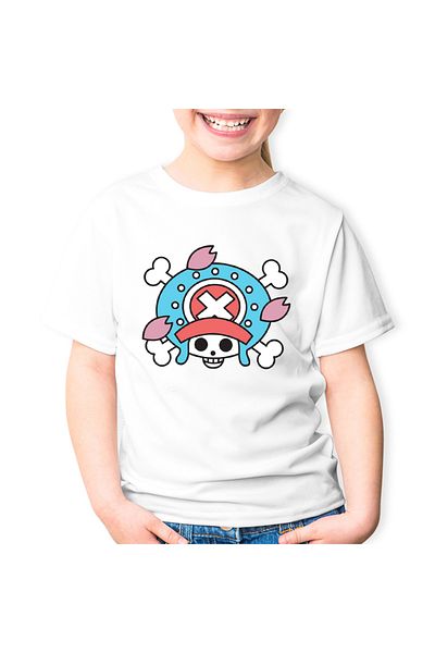 OEM Tricou copii One Piece Tony Tony Chopper Flag Logo Sigil