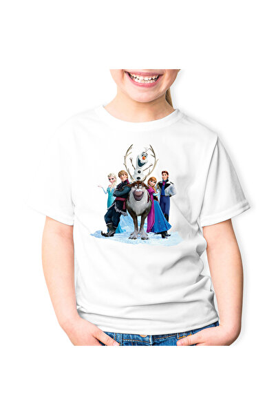 OEM Tricou copii Disney Frozen Elsa Toata Echipa Team