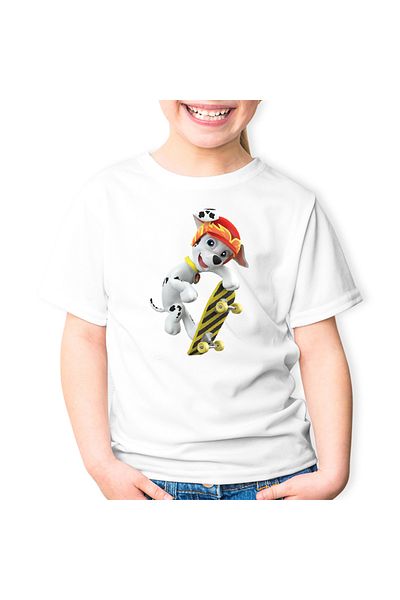 OEM Tricou copii Paw Patrol Marshal Skateboard Dalmatian