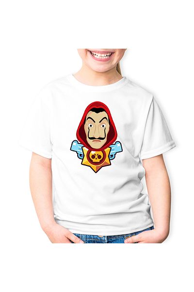 OEM Tricou copii Casa de Papel Brawl Stars Gamer
