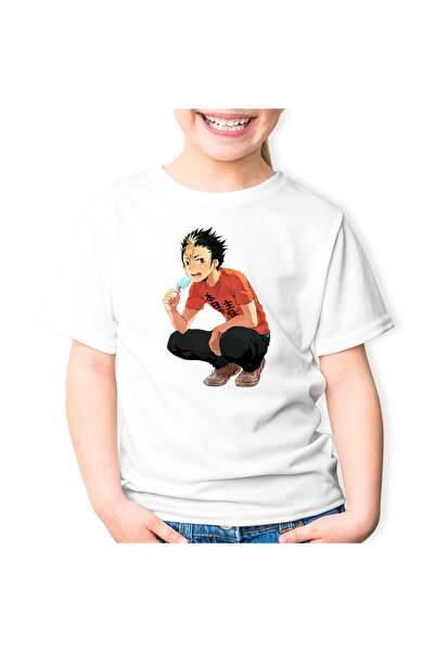 OEM Tricou copii Haikyuu Nishinoya Yuu Volei Inghetata Haikyu!!