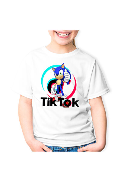 OEM Tricou copii Sonic the Hedgehog Tiktok Tik Tok Creator Play