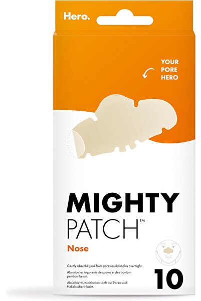 hero cosmetics هيرو - مايتي باتش للأنف - خاص بالأنف - يمتص الشوائب من المسام والبثور في غضون 6 إلى 8 ساعات