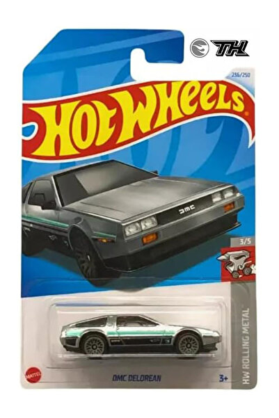 HOT WHEELS Dmc Delorean (1/64) Treasure Hunt - Yurt Dışı Uzun Kartonet - 2024 Serisi