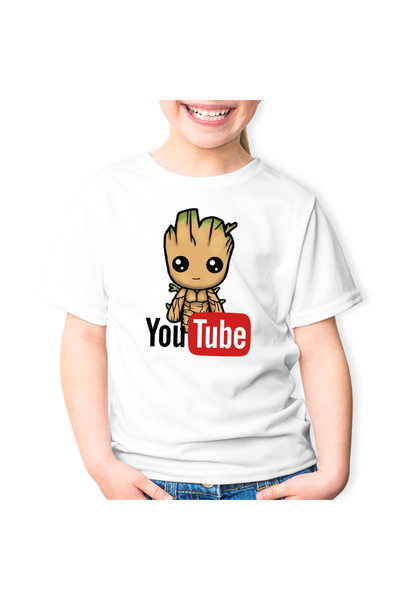 OEM Παιδικό μπλουζάκι Baby Groot Youtuber Youtuber