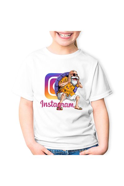 OEM Tricou copii Dragon Ball Z Instagram Sensei Bunic Antrenor Insta