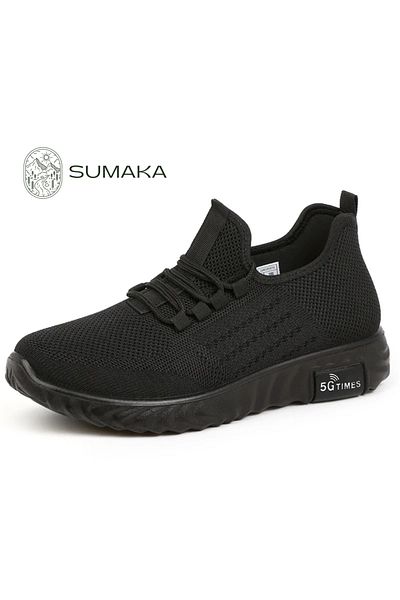 SUMAKA Mens Walking Shoes Slip-On Running Tennis Sneakers Lightweight Breathable Mesh Soft Sole