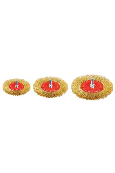 flores Wire brushes for drill, 3 pcs / set