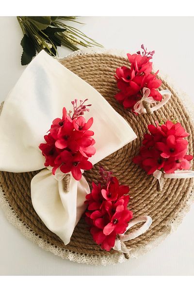 LİMOMİ Hyacinth Flower Napkin Ring